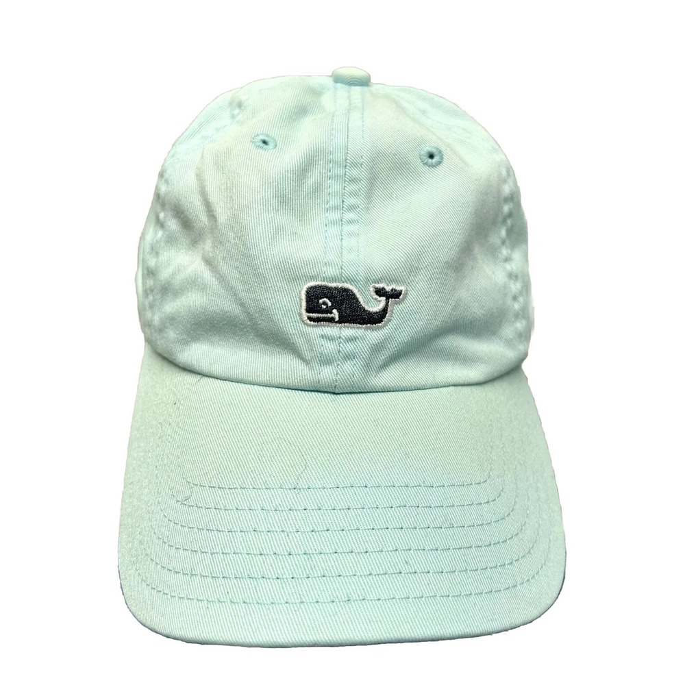 Vineyard Vines Light Blue Cotton Adjustable Ball Cap Hat (YB)
